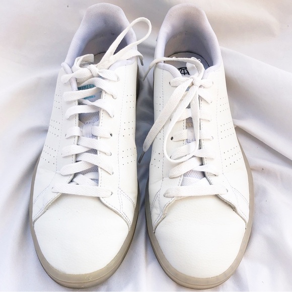 ADIDAS | WOMEN'S ADVANTAGE ECO SNEAKER CLOUD WHITE HAZY SKY SNEAKERS SIZE 10 - Picture 6 of 11